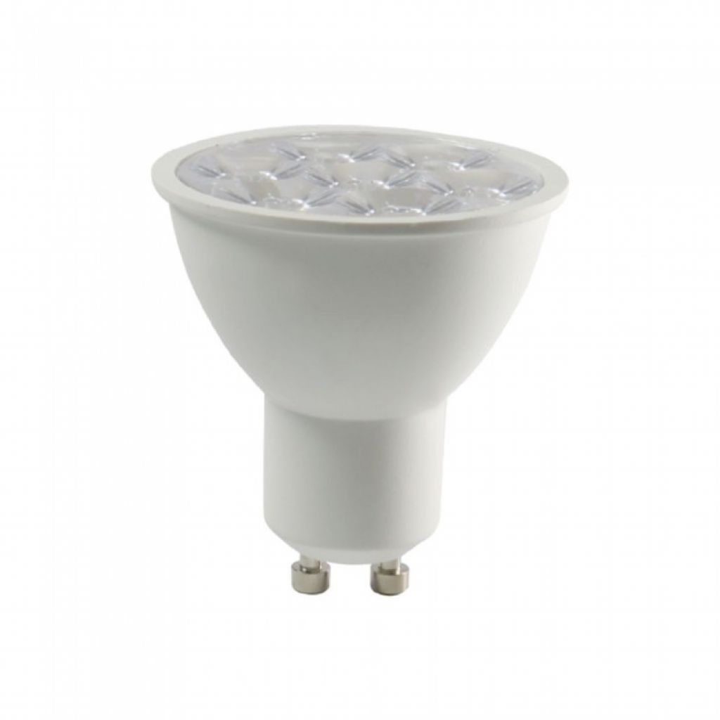 Led Spotlight Samsung Chip Gu10 6.5w Ripple Plastic 10°d 6400k