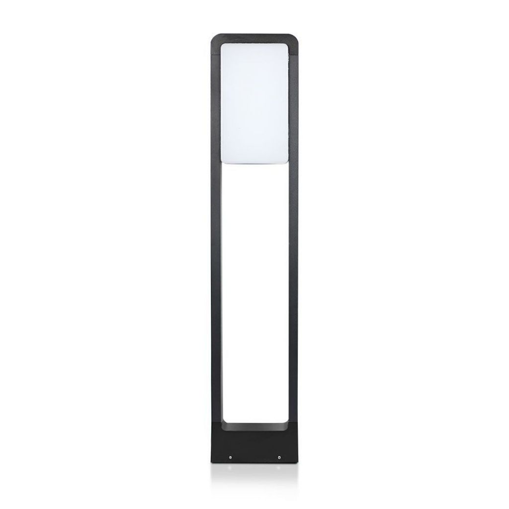 10w Led Bollard Lamp Samsung Chip Black Body Ip65 3000k