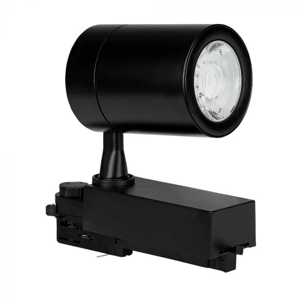 35w Led Track Light Black Body 6400k