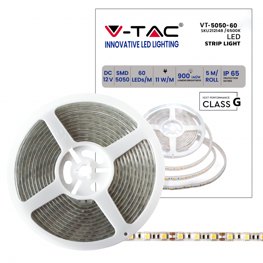 Led Strip Smd5050 60 Leds 6500k Ip65
