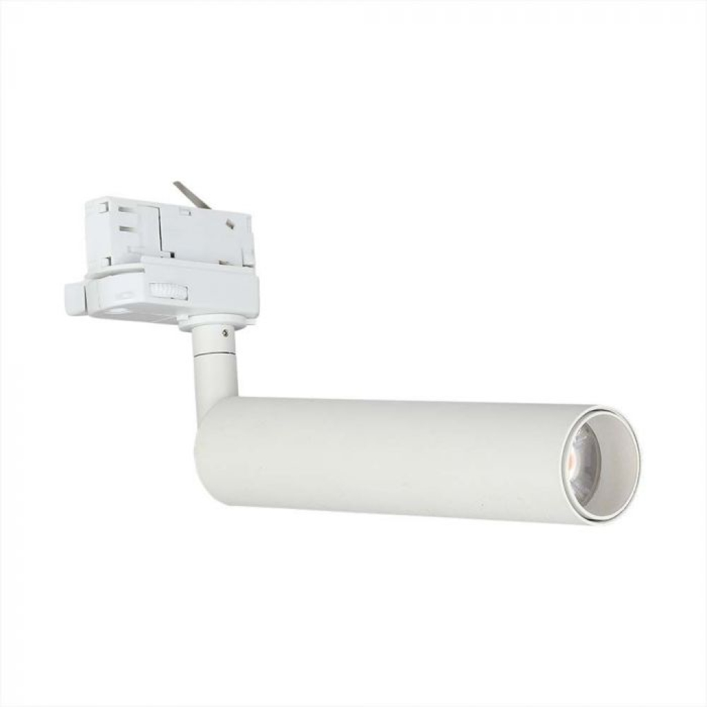 15w Led Tracklight Samsung Chip White Body 3000k