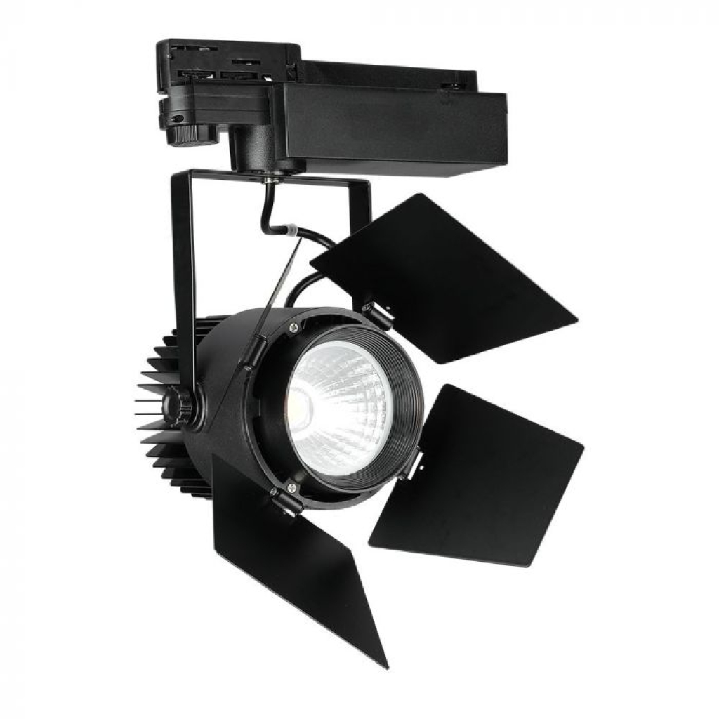 33w Led Tracklight Samsung Chip Black Body 3000k