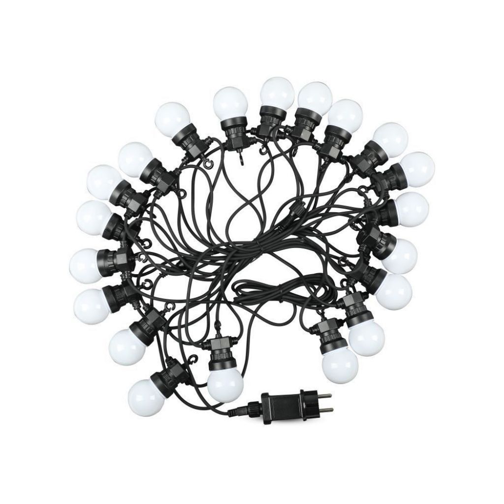 0.5w Led String Light 10m With 20 Bulbs Eu 6000k