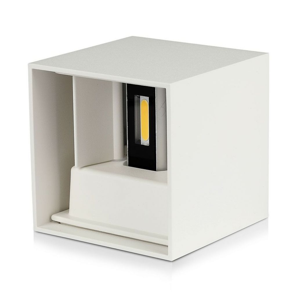 11w Led Wall Lamp With Bridgelux Chip White 3000k Square