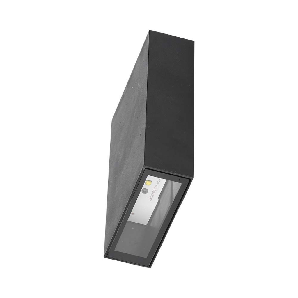 4w Led Wall Light Black 6500k