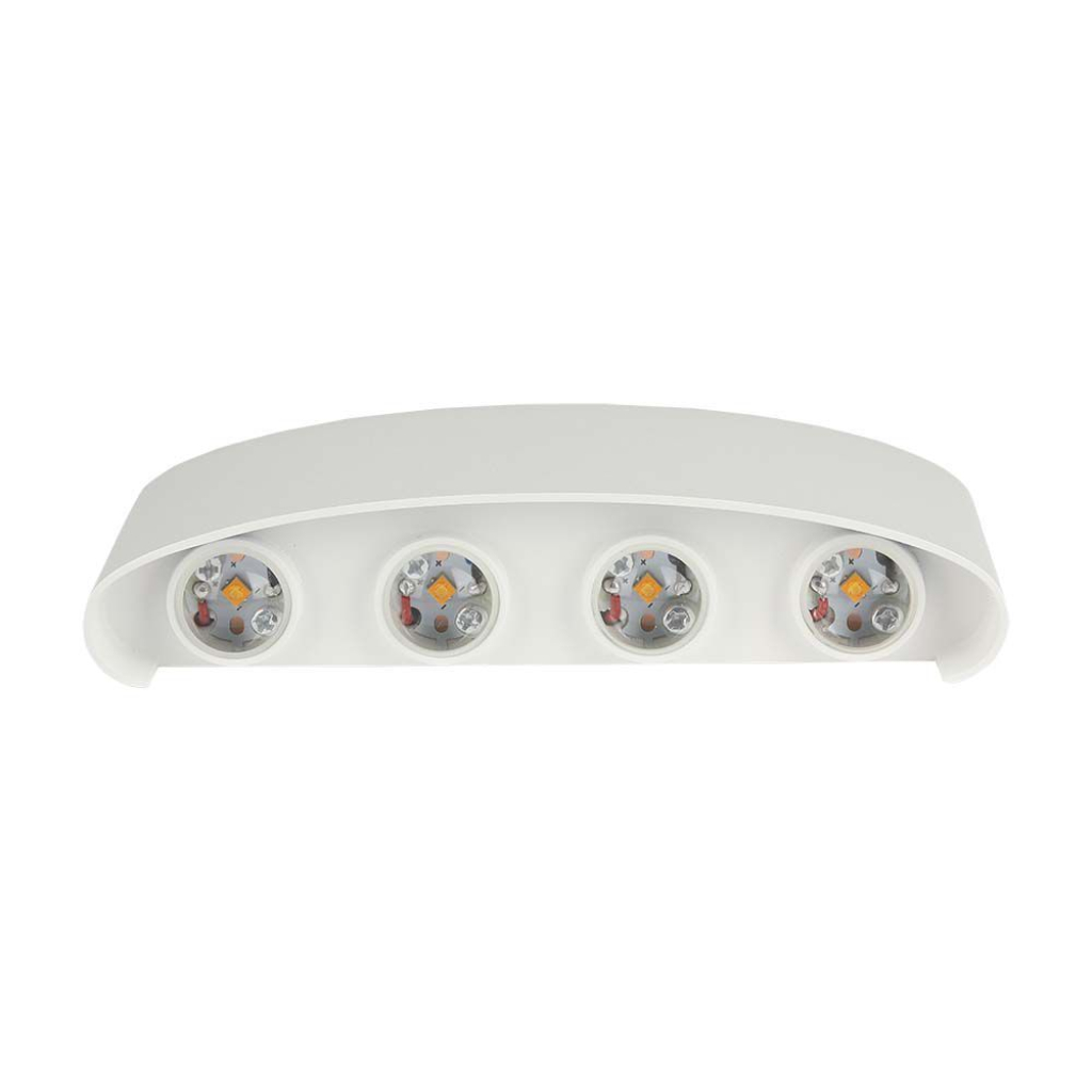 7w Led Wall Light Sand White Ip65 4000k