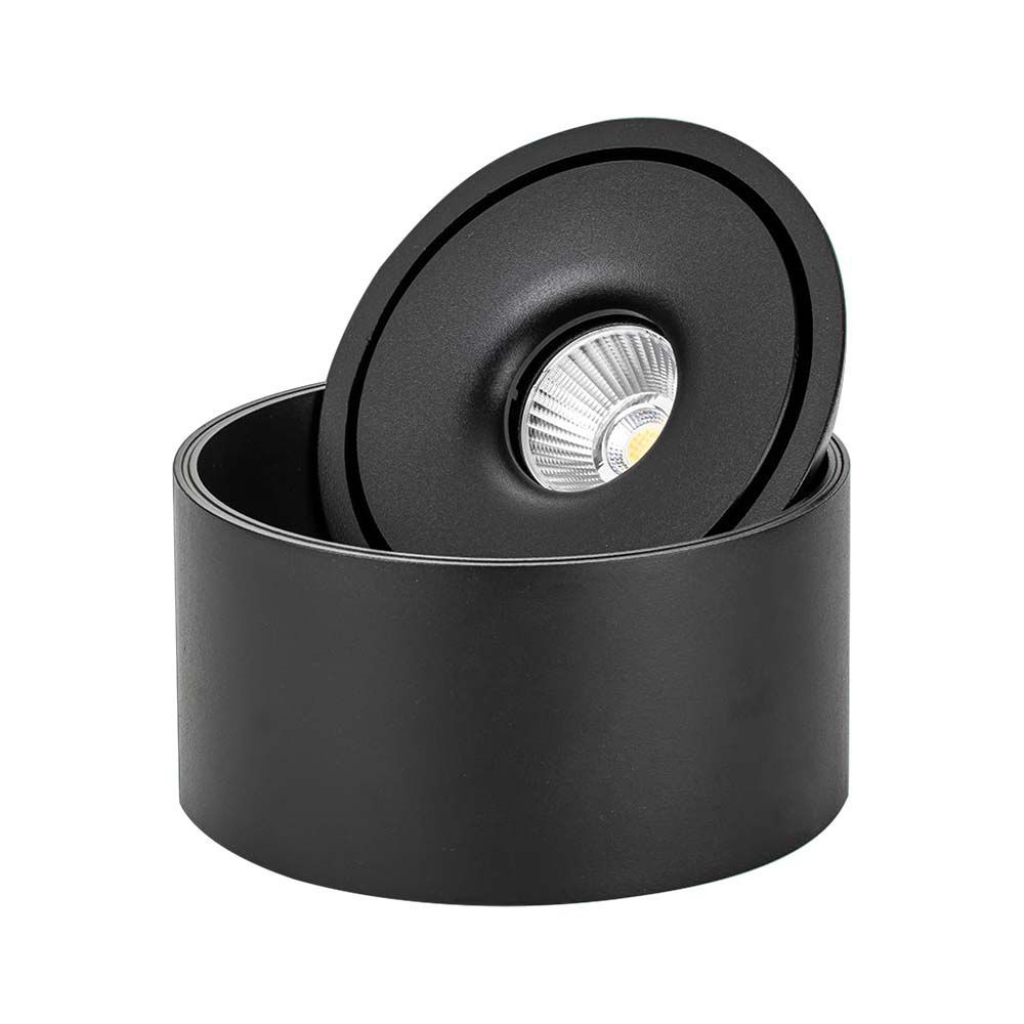 20w Led Surface Cob Downlight 3in1 Black Body