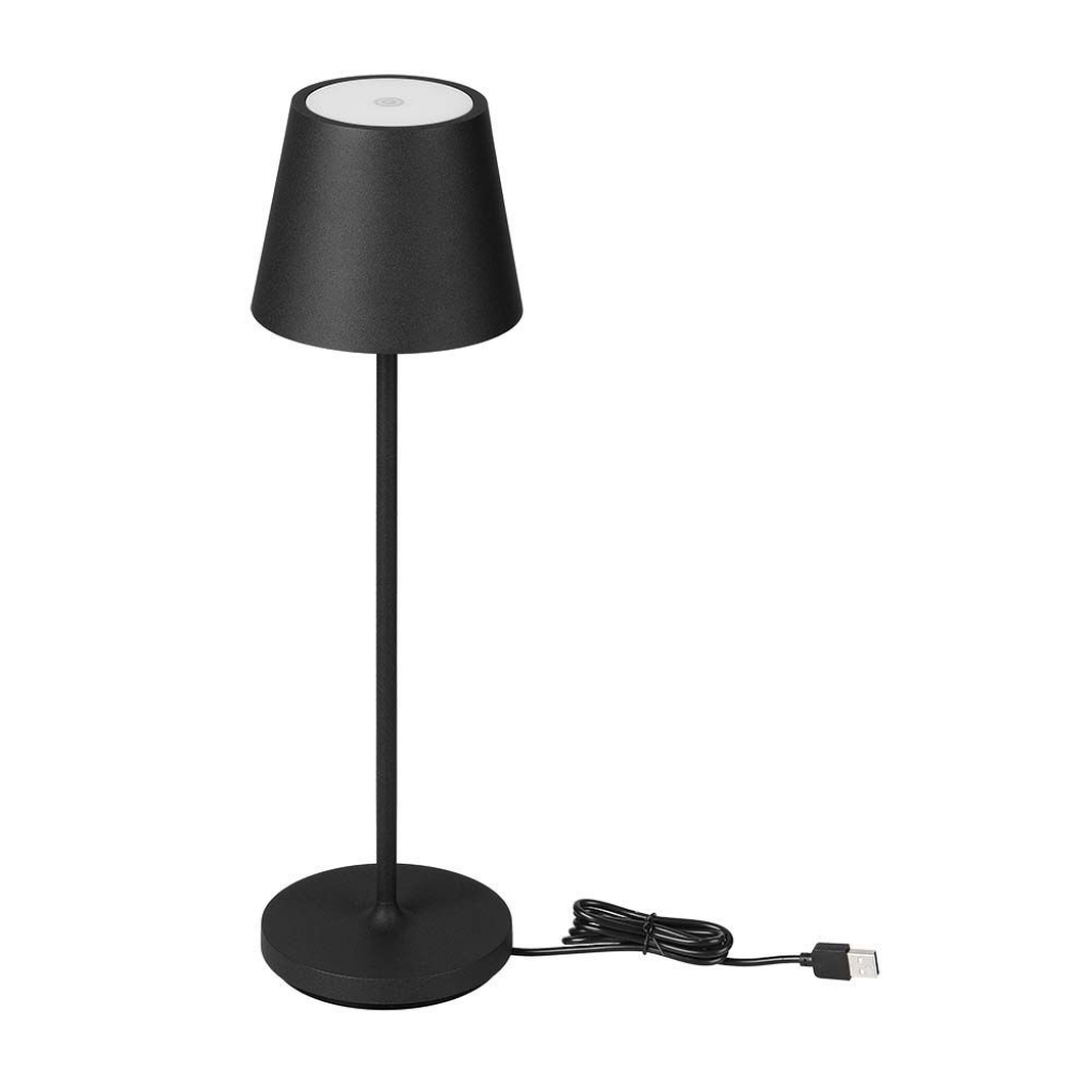1.5w Led Table Lamp 3000k Ip54 Sand Black Body