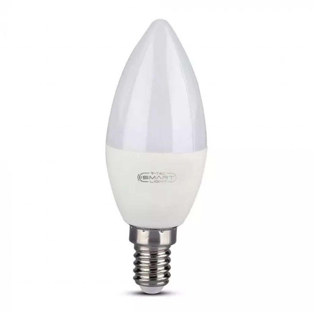 Led Bulb 4.5w E14 Candle Smart Rgb + Ww+cw