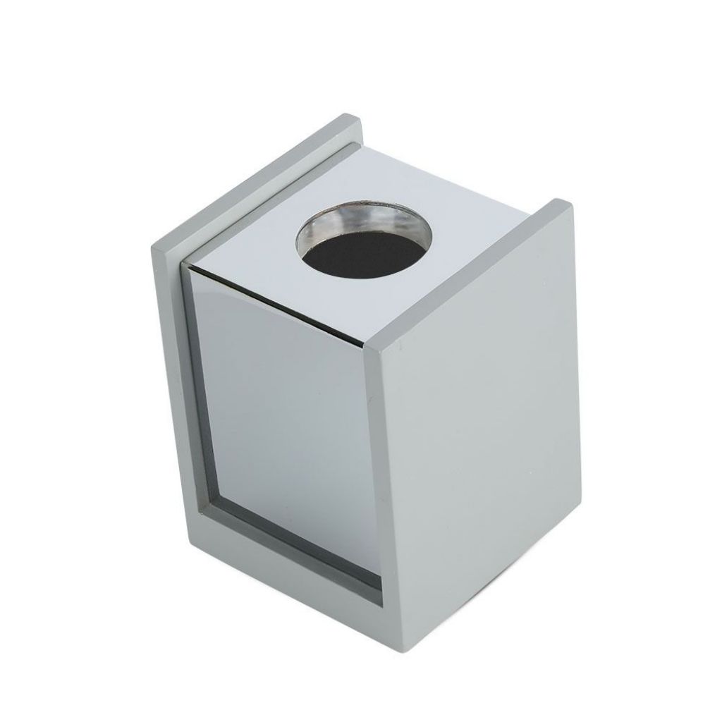 Gu10 Fitting Gypsum Surface With Chrome Bottom Square