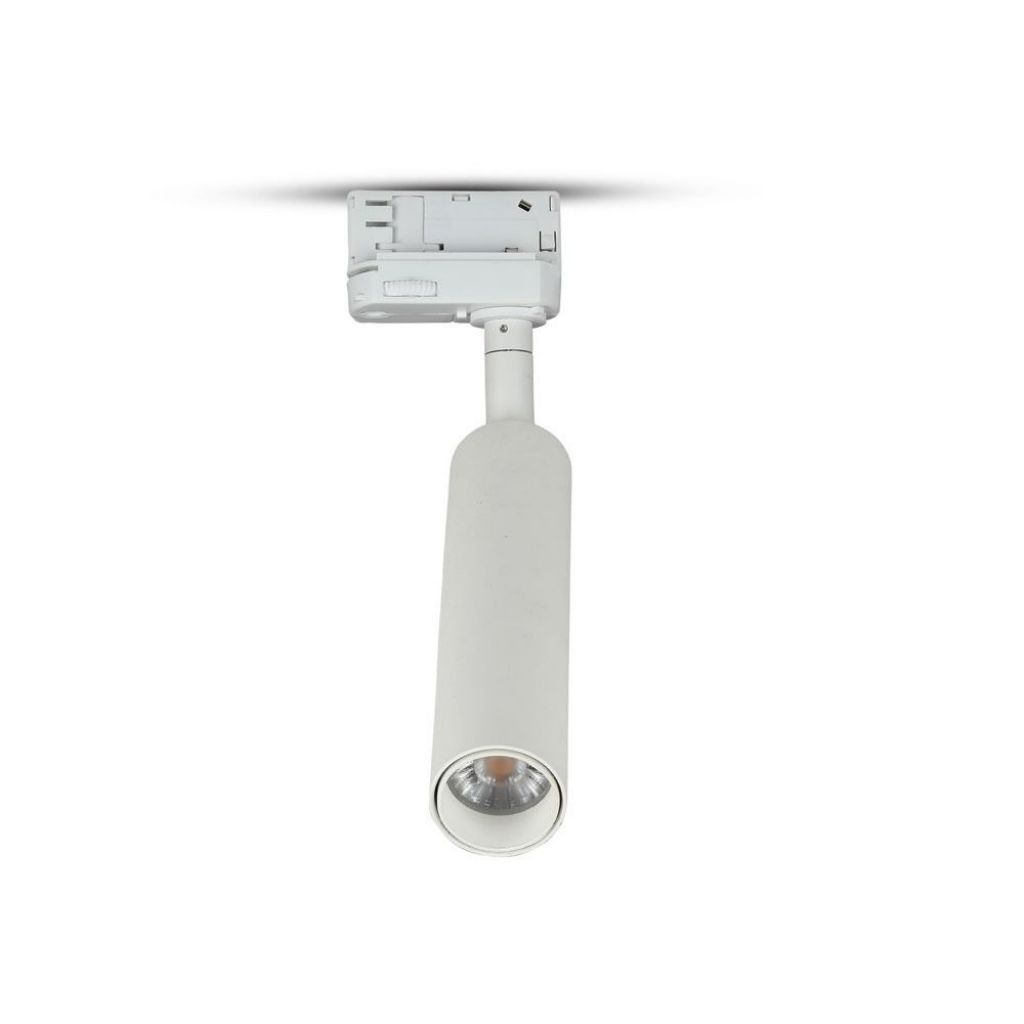 7w Led Tracklight Samsung Chip White Body 5000k