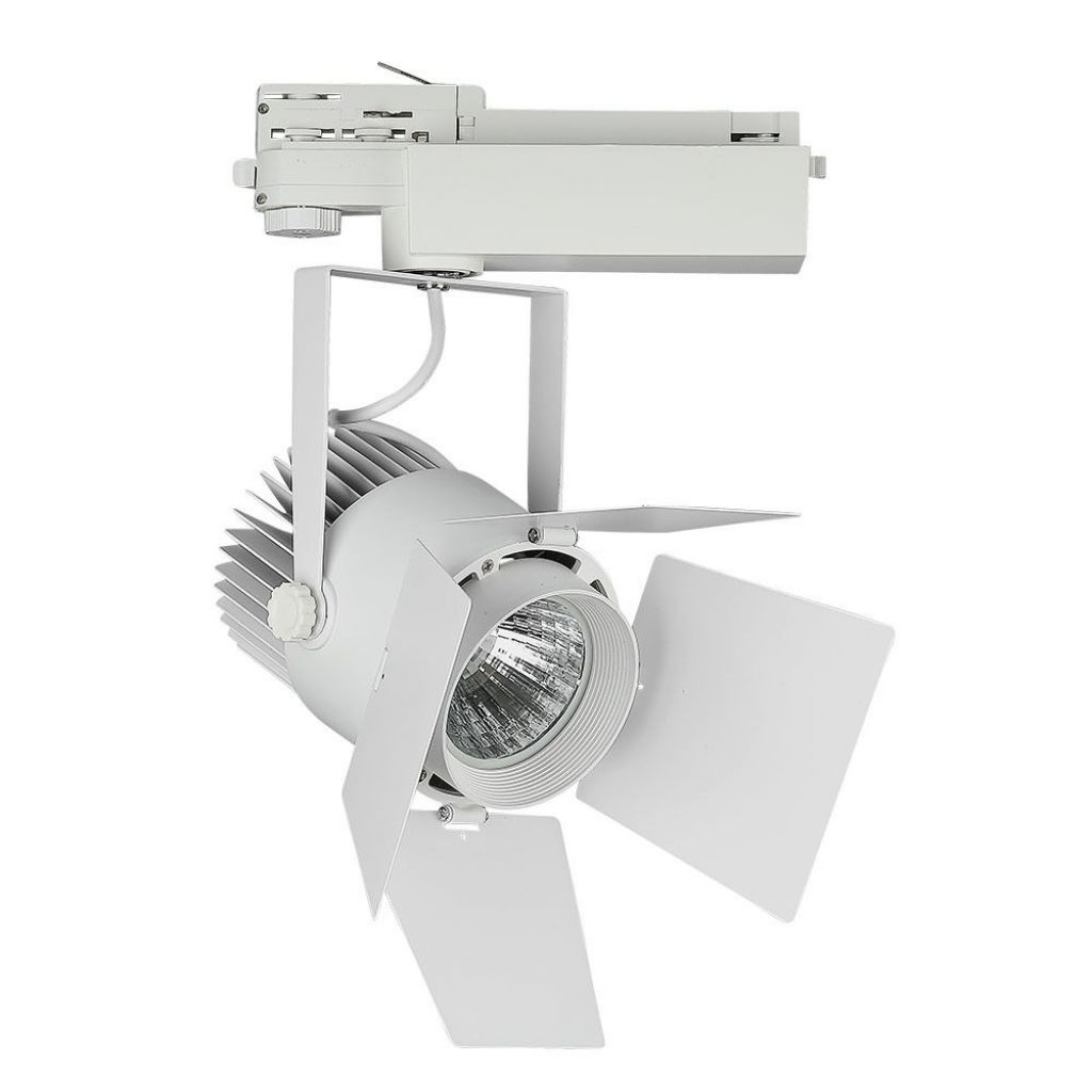 33w Led Tracklight Samsung Chip White Body 5000k