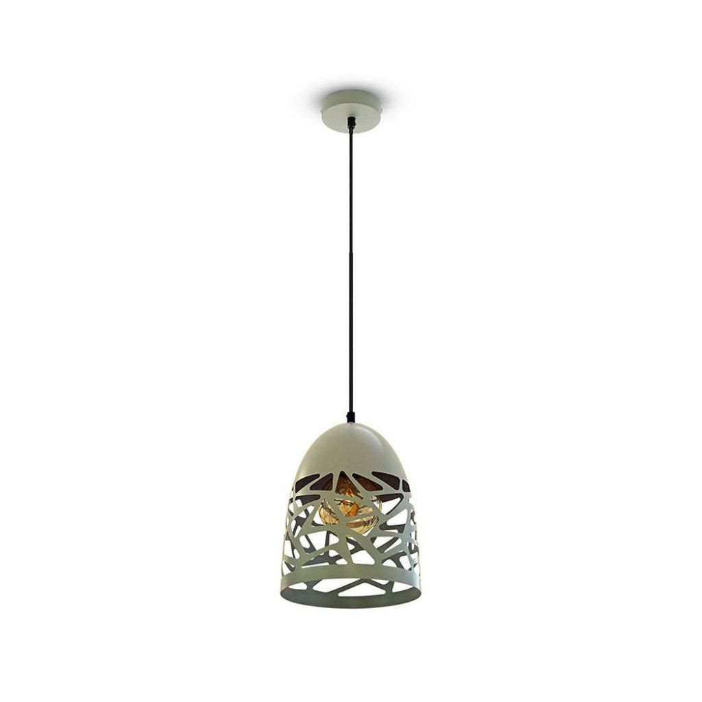 Pendant Light Matt Grey With Matt Grey