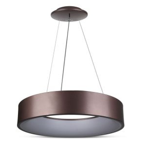 25w Led Surface Smooth Pendant Light Dimmable Coffee 3000k