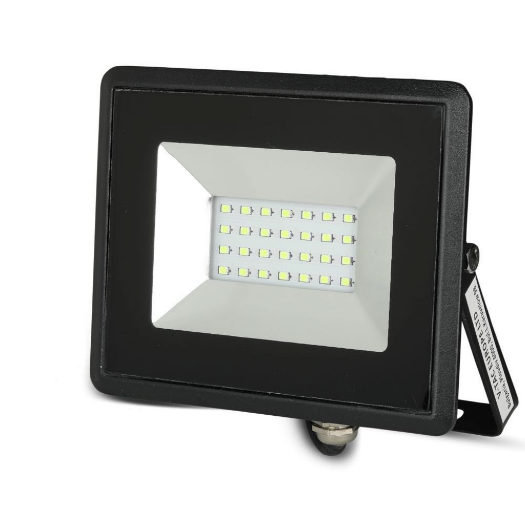 20w Led Floodlight Smd E-Series Black Body Green Ip65