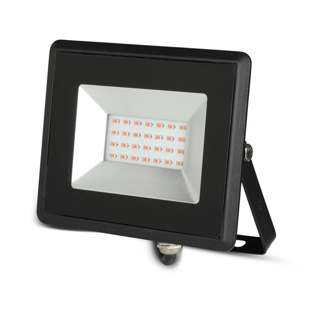 20w Led Floodlight Smd E-Series Black Body Red Ip65