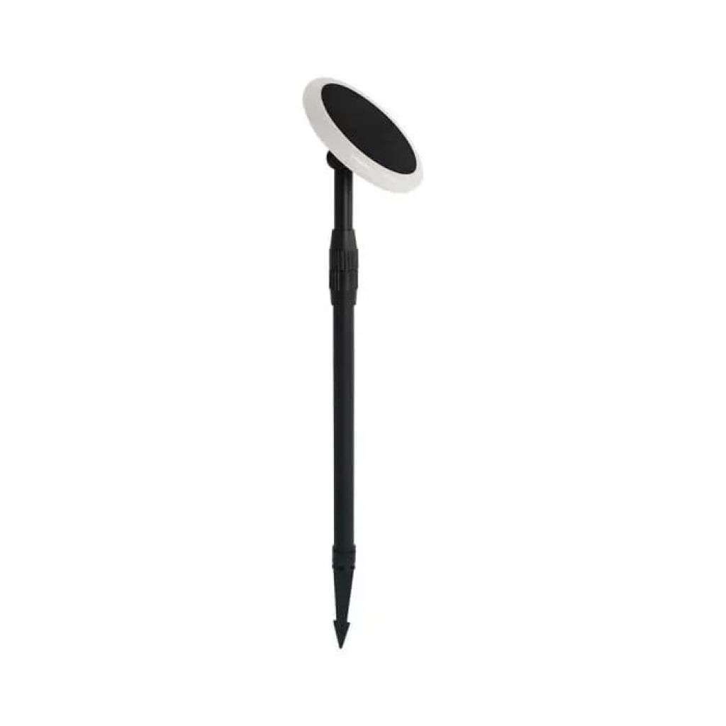 3w Led Solar Garden Light With White + Black Body 4000k