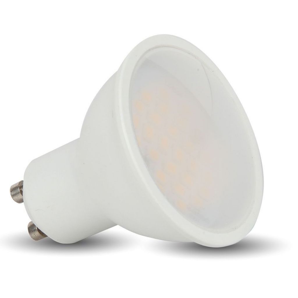 Led Spotlight - 3w Gu10 White Plastic 3000k 110°