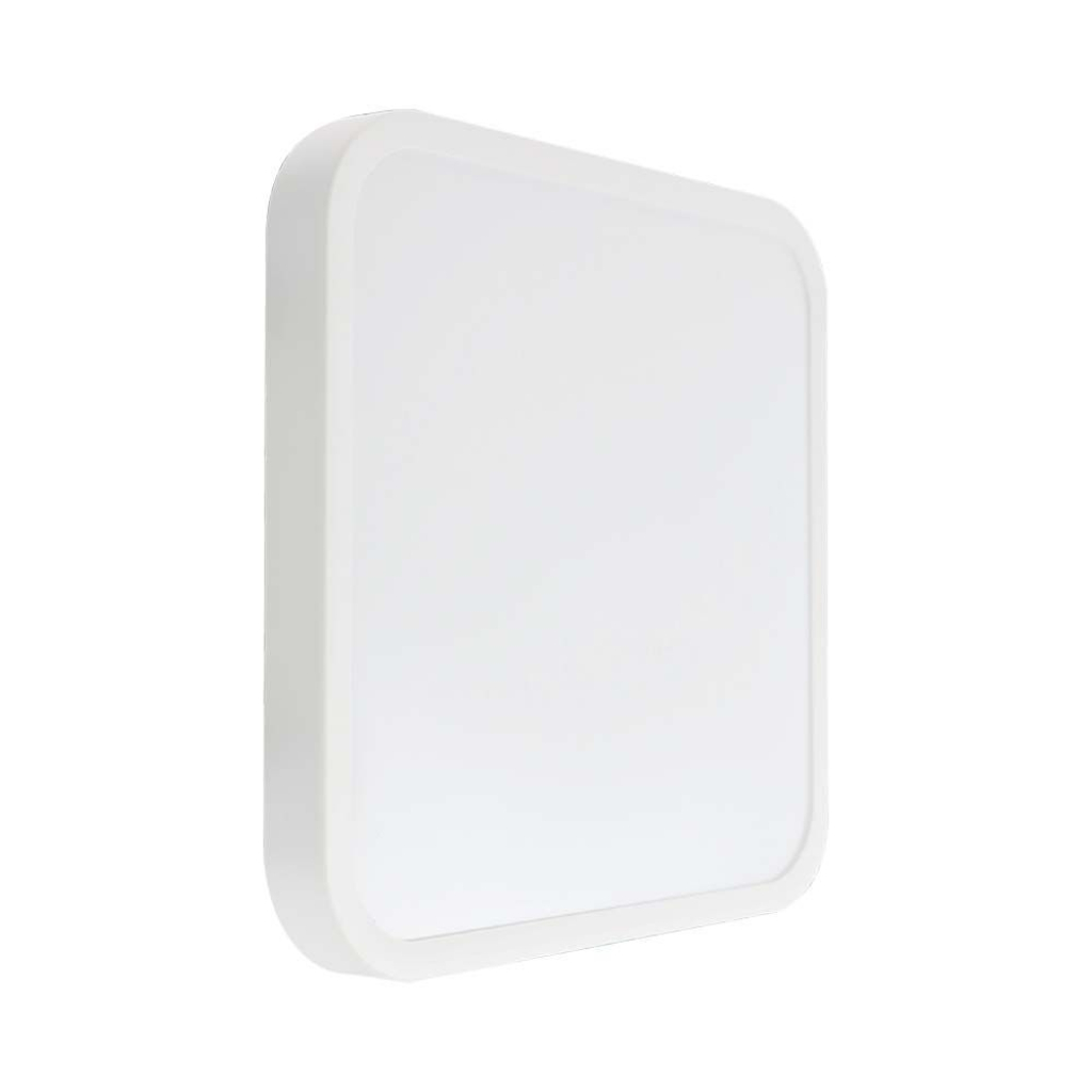 18w Led Dome Light With Sensor Samsung Chip 4000k Square White Frame Ip44