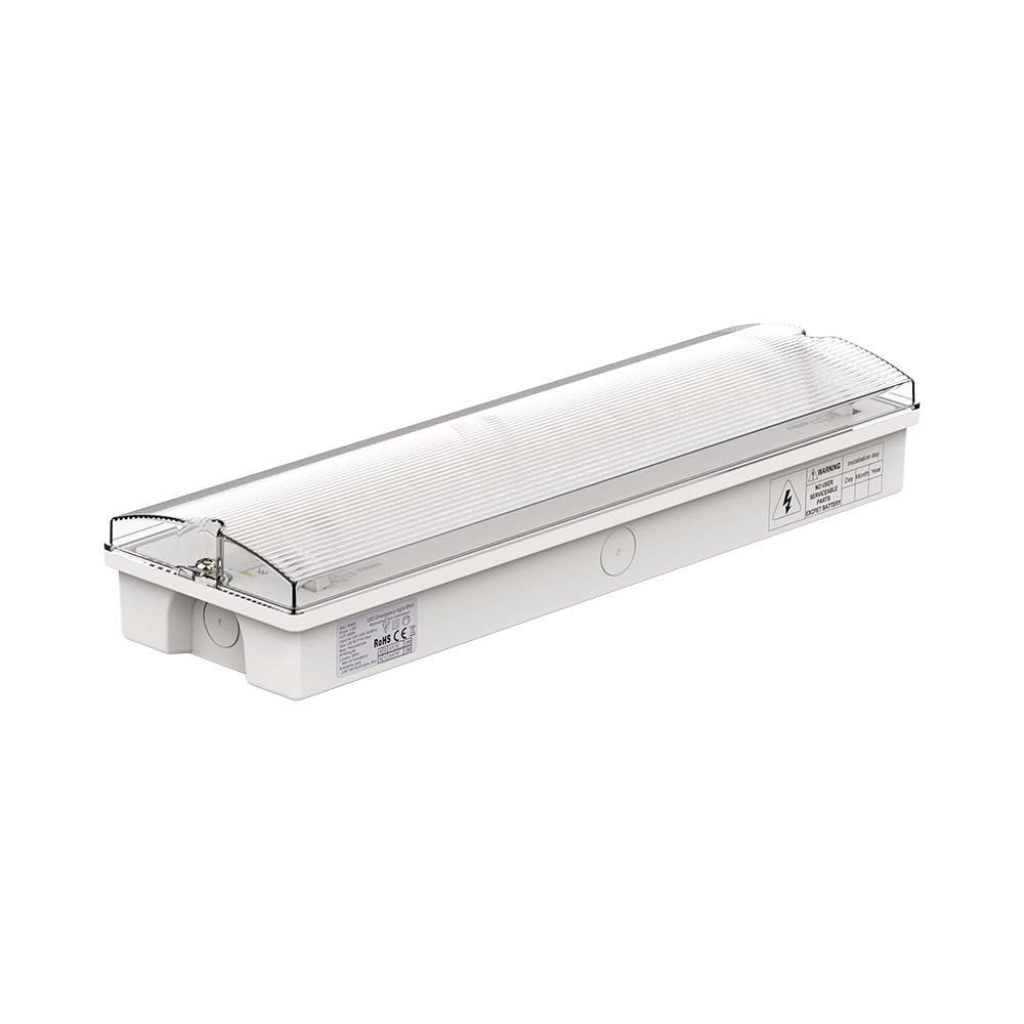 3w Led Emergency Exit Light With Self Test Button And Rf Control 6400k