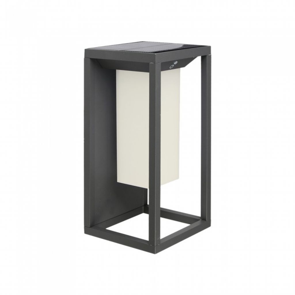 2w Led Solar Wall Light Samsung Chip Grey Body 3000k
