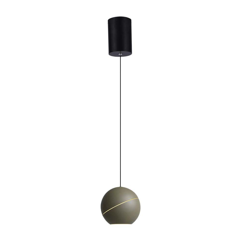 8.5w Led Hanging Lamp F180 Champagne Gold Body 3000k