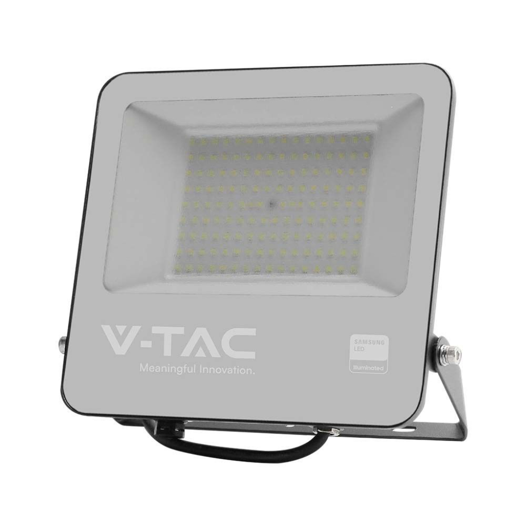 100w Led Floodlight Samsung Chip Black Body 6500k Super Bright 135lm/w