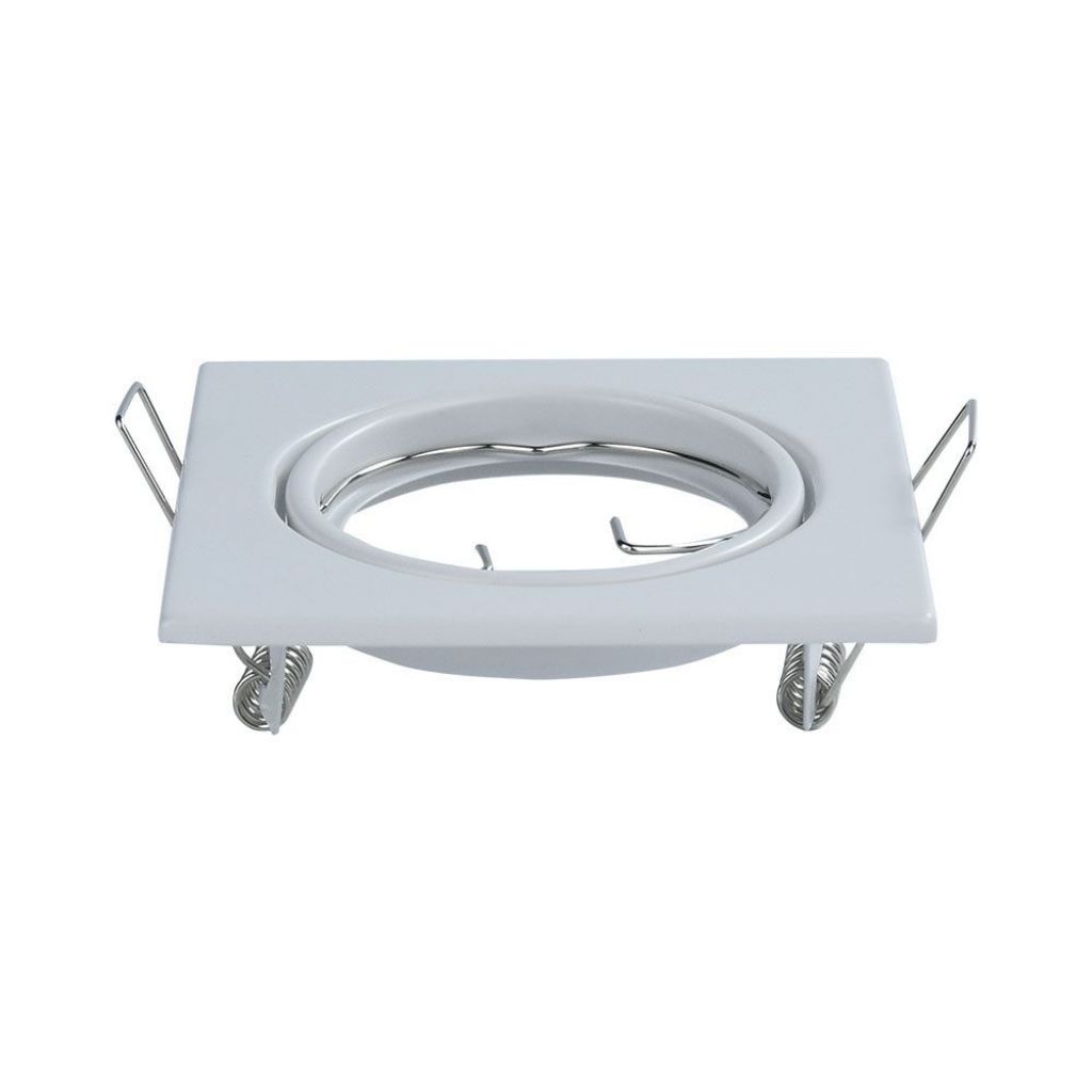 Gu10 Square Spotlight Fitting White 2 Pcs/box 82x82