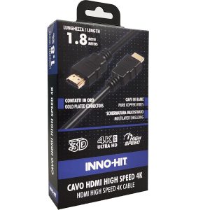 Innohit Cavo Hdmi 4k Hdr High Speed 60hz 1,8 mt