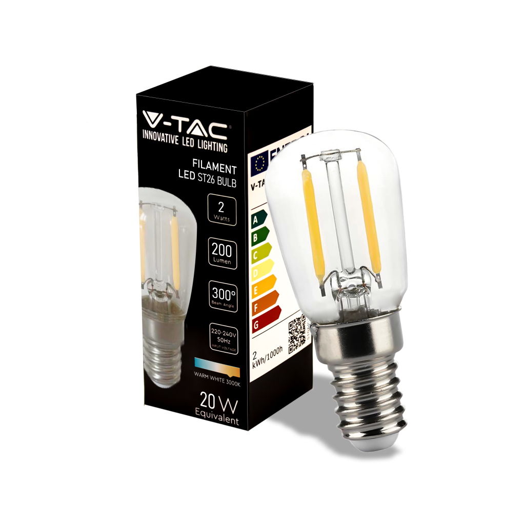 2w St26 Filament Led Bulb 3000k