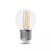Led Bulb 6w Filamen E27 G45 Clear Cover 2700k 130 Lm/w